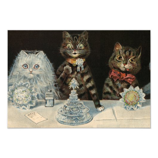 Mellin's Food Biscuits von Louis Wain Fotodruck (Vorne)