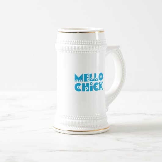 Mello Chick Bierglas (VorderseiteRechts)