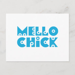Mello Chick Postkarte