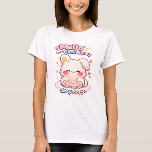 Mello der Mochi-Hase T-Shirt (Vorderseite)
