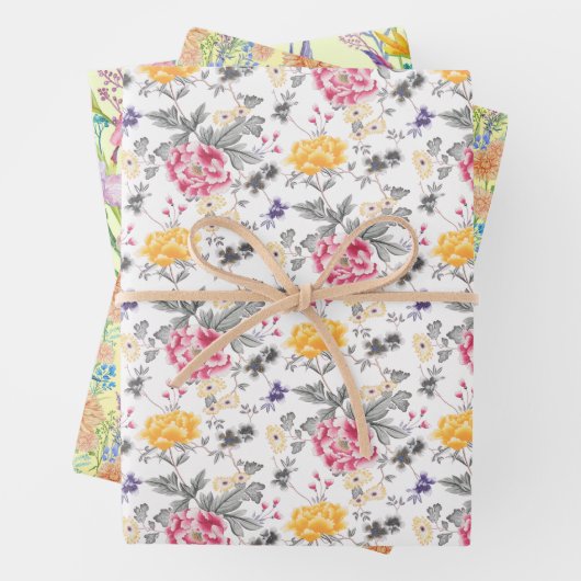 Mello-Gelbe Wrapping Paper Sheets Geschenkpapier Set (Beispiel)