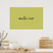Mello Poster (Küche)