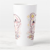 Mello the Mochi Bunny - Do your best! Milchtasse (Vorderseite)