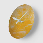 Mello Yellow Wall Clock Runde Wanduhr (Winkel)