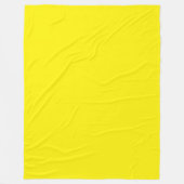 Mellogelb Fleecedecke (Vorderseite)