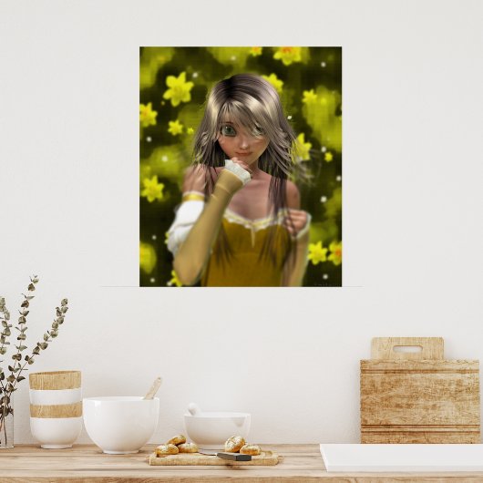 Mellogelb Poster (Küche)