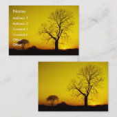 Mellogelb | visitenkarte (Vorne/Hinten)