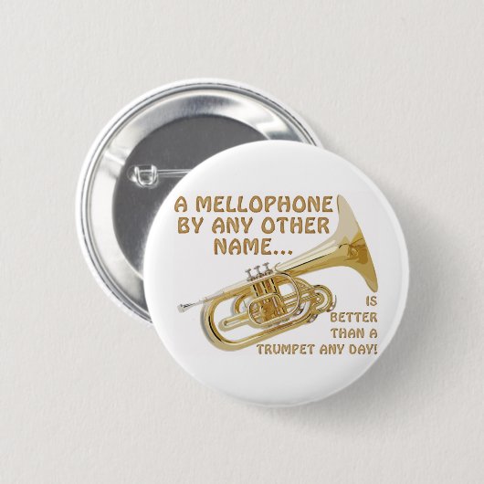 Mellophone durch irgendeinen anderen Namen Button (Vorne & Hinten)