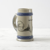 Mellophone / Horn / Französisches Horn / Eb Horn Bierglas (Vorderseite Links)