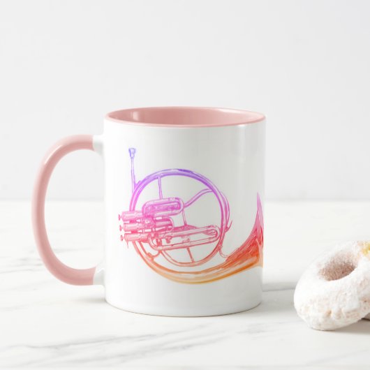 Mellophone / Horn / Französisches Horn / Eb Horn Tasse (Mit Donut)