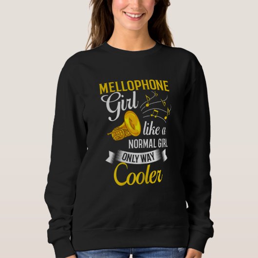 Mellophone Instrument Music Player Beginner Lektio Sweatshirt (Vorderseite)