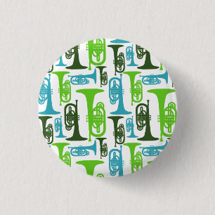 Mellophone Pinback Button