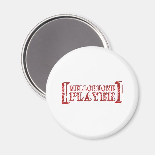 Mellophone Player Magnet (Vorderseite/Rückseite)