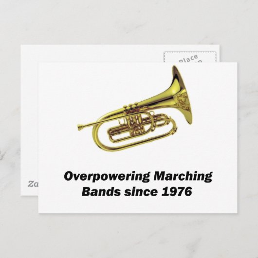 Mellophone Postkarte (Vorne/Hinten)