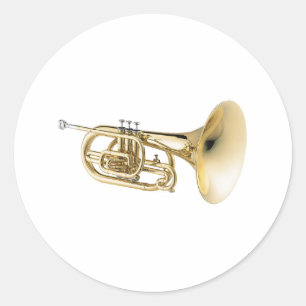 Mellophone Runder Aufkleber