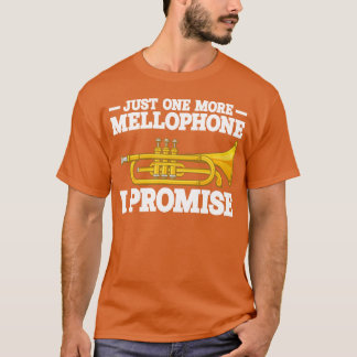 Mellophonspieler Musik Marschmusik Geschenkidee v T-Shirt