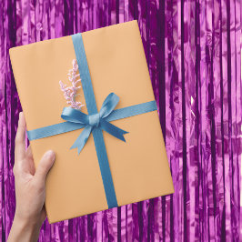 Mellow Apricot Solid Color Geschenkpapier