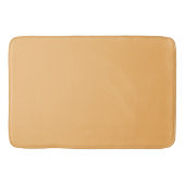 Mellow Apricot Solid Schlicht Color. Badematte (Vorderseite)