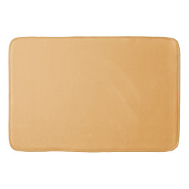 Mellow Apricot Solid Schlicht Color. Badematte