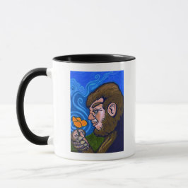 Mellow Bigfoot mit einer Blume Tasse