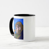 Mellow Bigfoot mit einer Blume Tasse (Vorderseite Links)