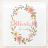 Mellow Blooms Glasuntersetzer (Vorderseite)