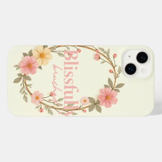 Mellow Blooms iPhone Hülle (Rückseite (Horizontal))
