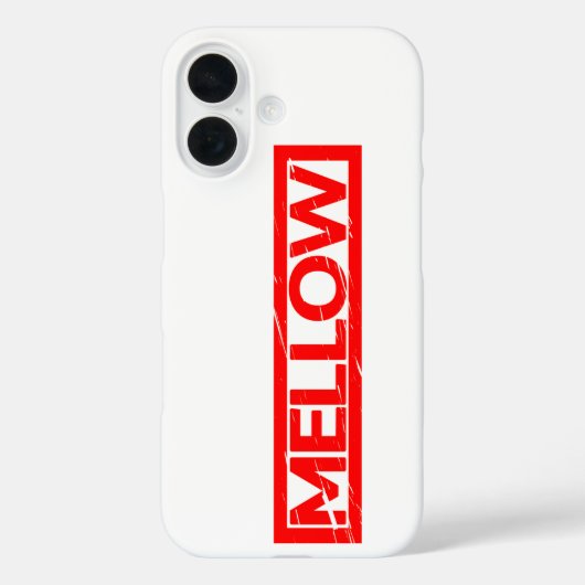 Mellow-Briefmarke Case-Mate iPhone Hülle (Rückseite)