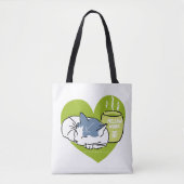 Mellow Cat Tote 2 Tasche (Vorderseite)