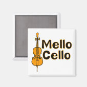 Mellow Cello Magnet (Vorderseite/Rückseite)