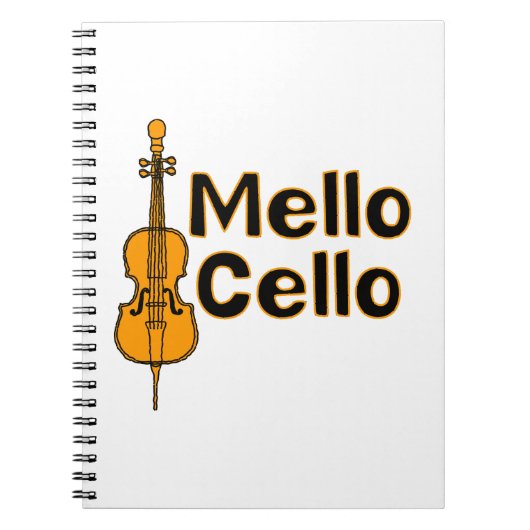 Mellow Cello Notizblock (Vorderseite)
