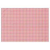 Mellow Classic Gingham - red white check plaid. Tischdecke (Vorderseite (Horizontal))