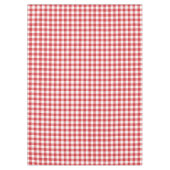 Mellow Classic Gingham - red white check plaid. Tischdecke (Vorderseite)