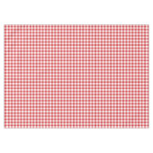 Mellow Classic Gingham - red white check plaid. Tischdecke (Vorderseite (Horizontal))
