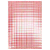 Mellow Classic Gingham - red white check plaid. Tischdecke (Vorderseite)