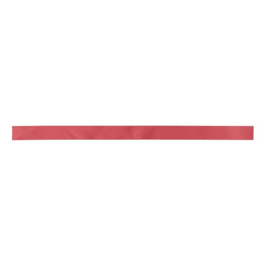 Mellow Classic Red - candy cane plain solid red. Satinband (Vorderseite)