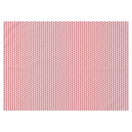 Mellow Geo Flowers - Christmas red on white decor. Tischdecke (Vorderseite (Horizontal))