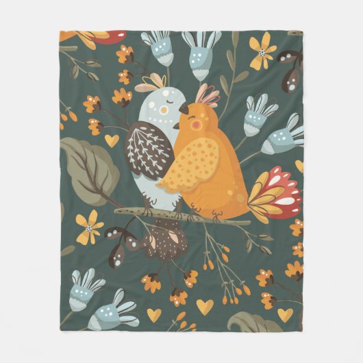 Mellow glücklich Fleece Blanket (Vorderseite)