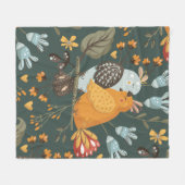 Mellow glücklich Fleece Blanket (Vorderseite (Horizontal))