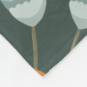 Mellow glücklich Fleece Blanket (Ecke)