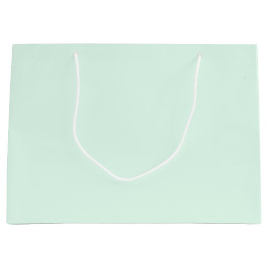 Mellow Mint Große Geschenktasche Geschenktüte (Vorderseite)