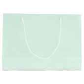 Mellow Mint Große Geschenktasche Geschenktüte (Rückseite)
