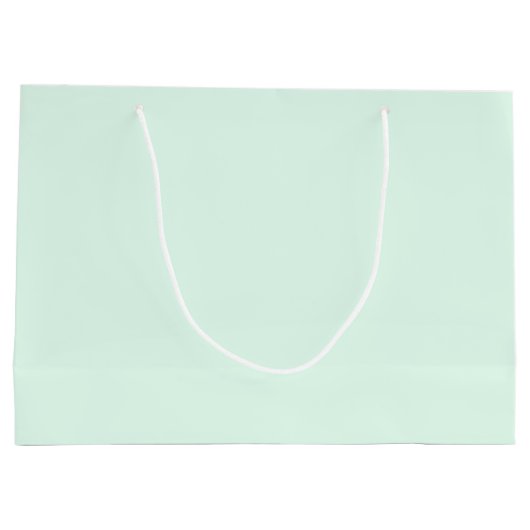 Mellow Mint Große Geschenktasche Geschenktüte (Rückseite)