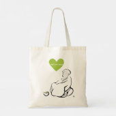 Mellow Monk Neuer Tote Tragetasche (Rückseite)