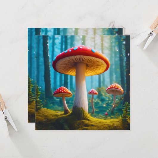 Mellow Mushroom Einladung (Vorderseite/Rückseite Beispiel)