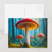 Mellow Mushroom Postcard Postkarte (Vorne/Hinten)