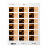 Mellow Oak Adressaufkleber (Vorne)