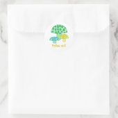 Mellow-Out-Aufkleber Runder Aufkleber (Tasche)