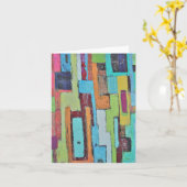 Mellow-Out Blank-Notecard Karte (Gelbe Blume)
