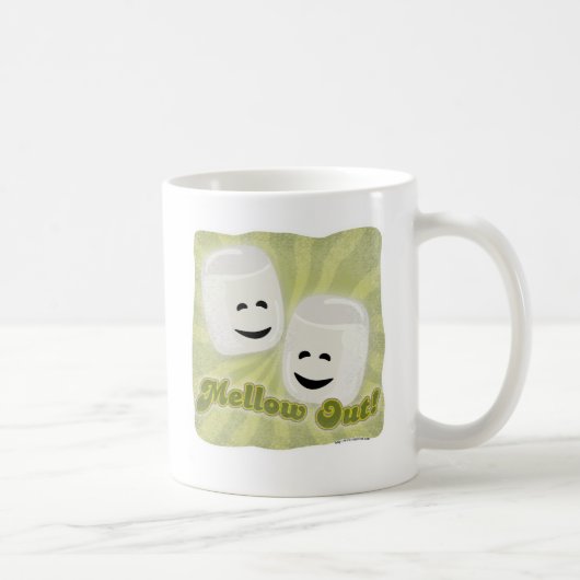 Mellow Out Fun Marshmallow Cartoon Joy Kaffeetasse (Rechts)